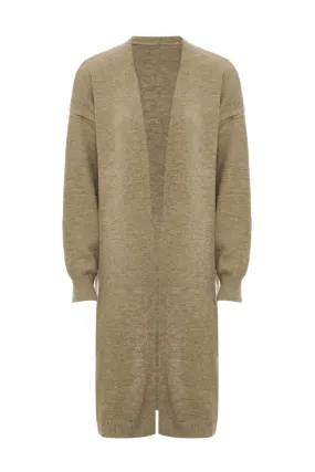 Woman's sweater cardigan autumn/winter loose knitted lantern sleeve solid color female clothing   B155398